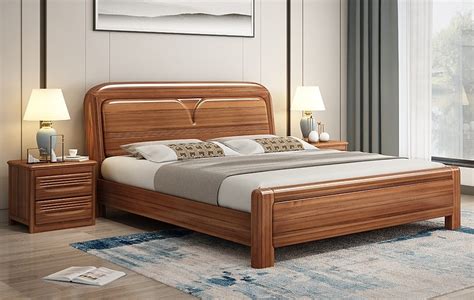 Teak Wood Bed Frame Singapore | Durable | Natural Look