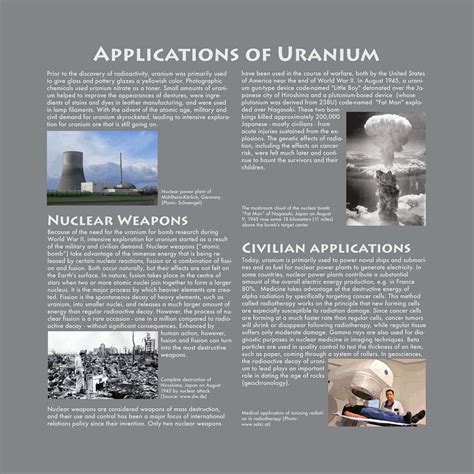 Applications of Uranium – URAHA Foundation Germany e.V.