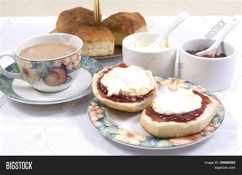 Cornish Cream Tea Image & Photo (Free Trial) | Bigstock