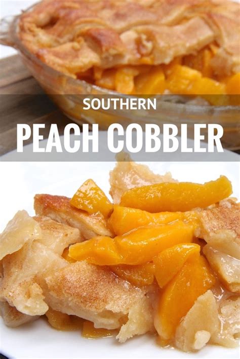 black southern peach cobbler