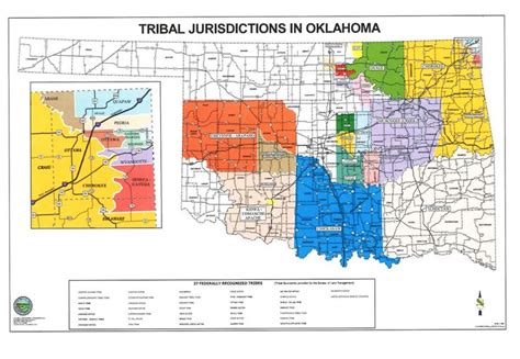 This is a great map showing the tribal jurisdictions in Oklahoma ...