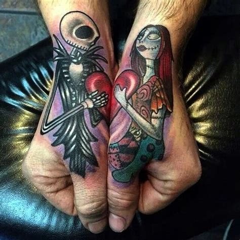 nightmare before christmas matching tattoos - pivotanimatortutorialforbeginners