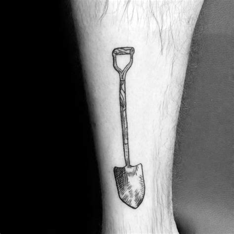 30 Shovel Tattoo Designs for Men