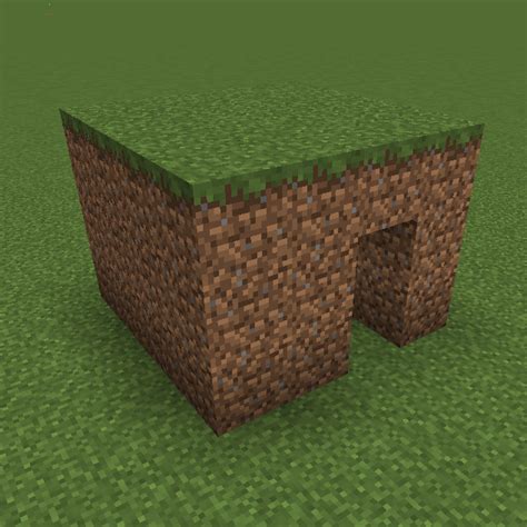 Minecraft Dirt Hut Schematic