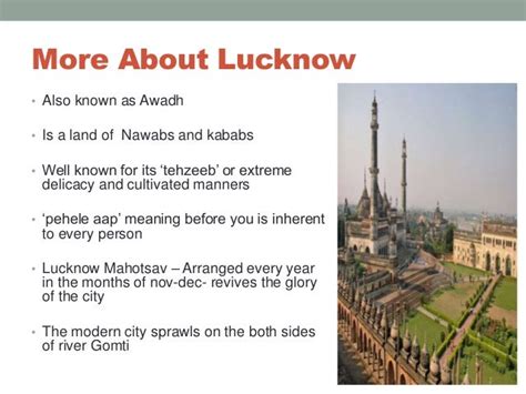 Lucknow the city of Nawab