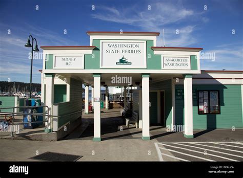 Ferry terminal. Friday Harbor, San Juan Island, Washington Stock Photo - Alamy