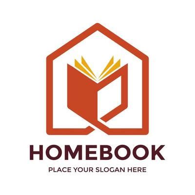 Book House Logo Vector Art, Icons, and Graphics for Free Download