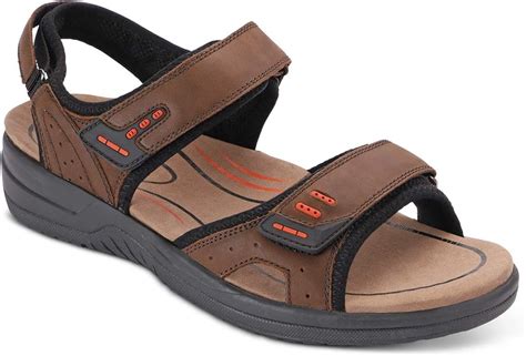 Orthofeet Proven Pain Relief. Extended Widths. Orthopedic Diabetic Arch Support Men's Sandals ...