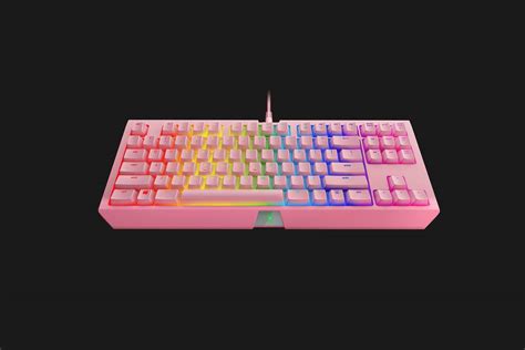 RAZER Blackwidow TE Chroma V2 Quartz Pink Gaming Keyboard