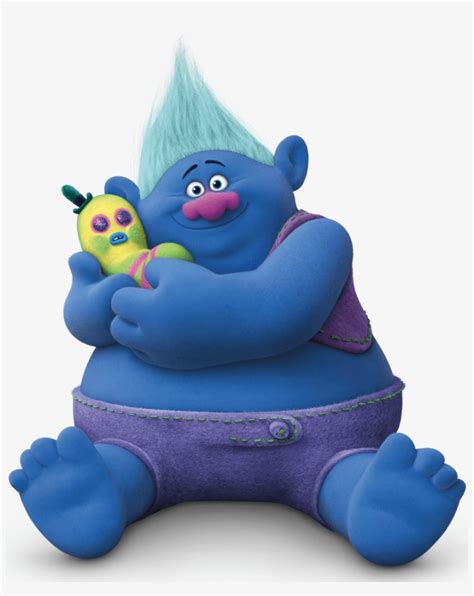 Troll Biggie - Blue Troll Trolls Movie Transparent PNG - 879x1064 ...