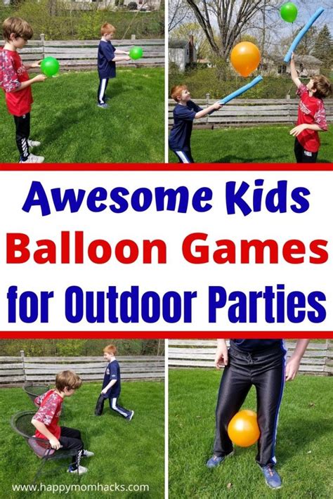 15 Awesome Balloon Games for Kids at Parties & Home | Happy Mom Hacks