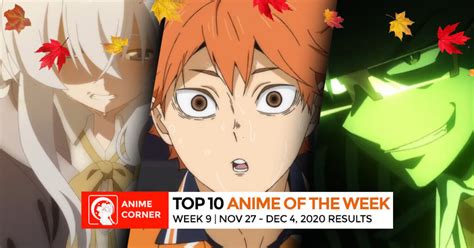 Fall 2020 Anime Rankings - Week 9 - Anime Corner