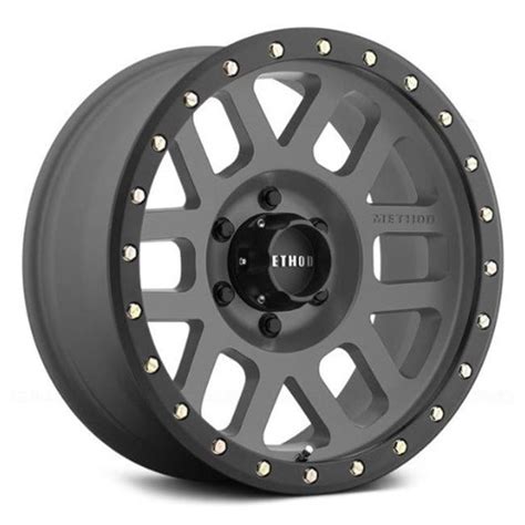 Method Race Wheels MRWMR30929058818 20 x 9 in. 18 mm Grid Titanium with ...