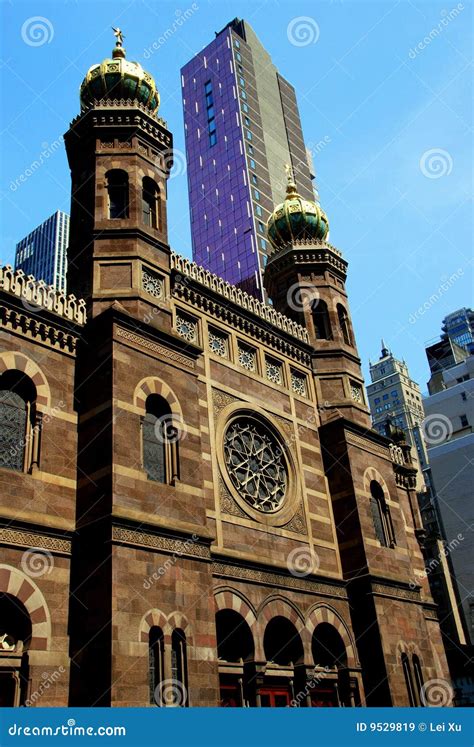 New York City: Historic Central Synagogue Royalty Free Stock Images ...