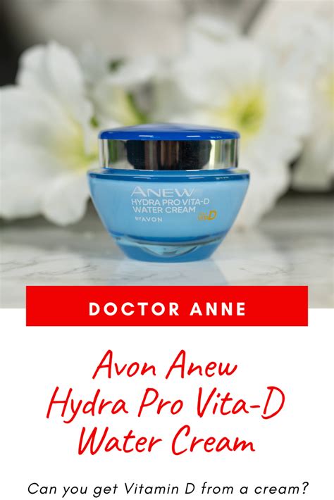 Avon Anew Hydra Pro Vita-D Water Cream Review | Avon anew, Face cream ...