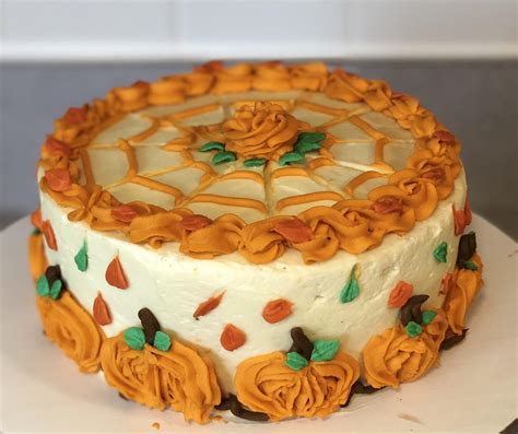 Fall themed birthday cake! : cakedecorating