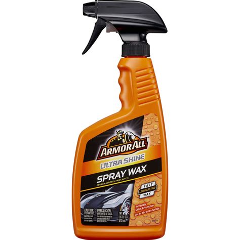 Armor All Ultra Shine Spray Wax, 16 fluid ounces, 18237, Car Wax ...