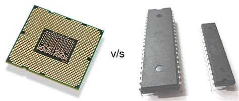 Difference Between Microcontrollers and Microprocessors