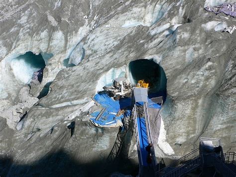 Inside the glacier - at the Mer de Glace above Chamonix | Heather on ...