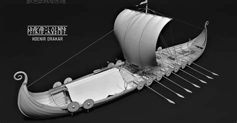 ArtStation - DRAKKAR VIKING SHIP + bonus are done