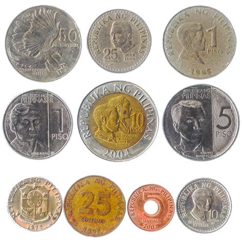 10 Coins From Philippines Mixed Asian Currency Sentimos Piso - Etsy in ...