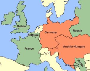 BBC - History - World Wars: Animated Map: The Western Front, 1914 - 1918