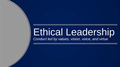 What is Ethical Leadership?