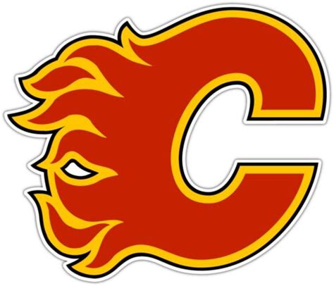 Calgary Flames NHL Hockey Car Bumper Window Locker Notebook Sticker ...