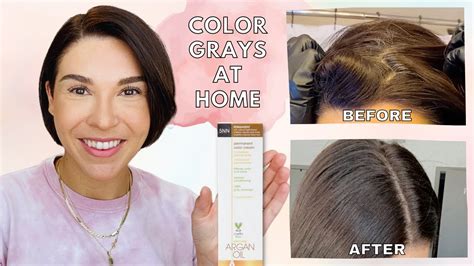 How To Color Grays At Home With One N' Only Argan Oil Hair Dye | Color ...