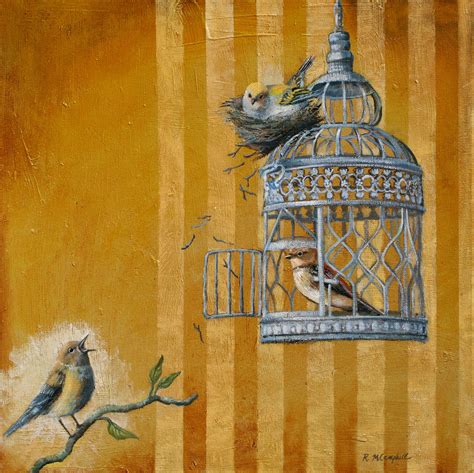 Caged Bird Art