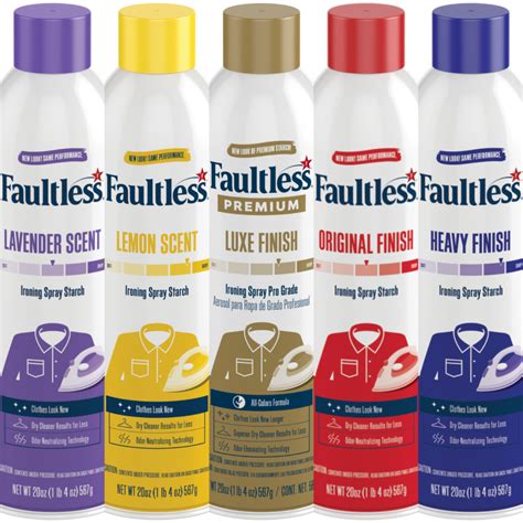 Faultless [ Heavy Finish / Lemon Scent / Premium Luxe Finish ] Ironing ...