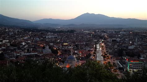 View Of Prizren From The Fortress At Night - Skye Travels