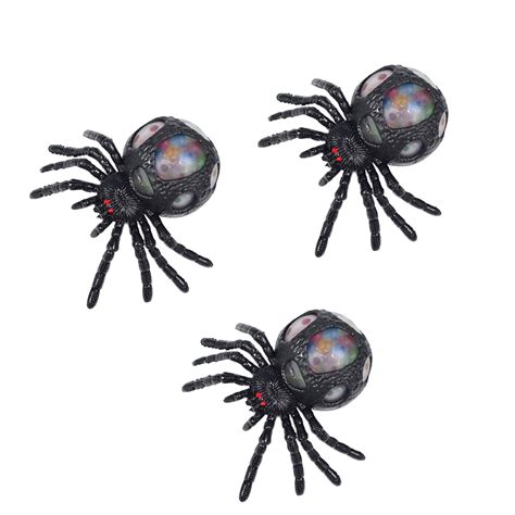 Gtalmp 3Pack Spider Vent Stress Ball- Pressure Hand Exercise Vent Ball For Children And Adults ...