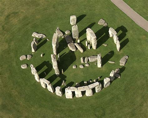 CUTLINE: The formations of Stonehenge can only be truly appreciated from an aerial view. Ancient ...