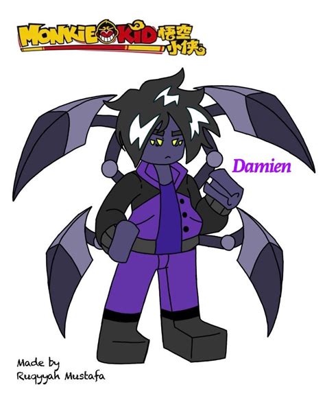 Lego Monkie Kid OC Villain: Damien by AnimeLoverirl111 on DeviantArt