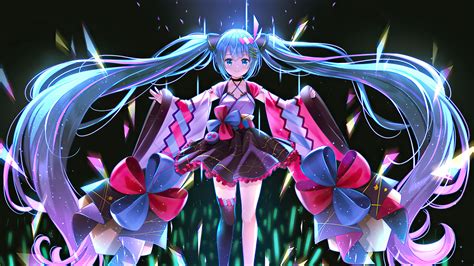 1366x768 Resolution Hatsune Miku Vocaloid 1366x768 Resolution Wallpaper ...