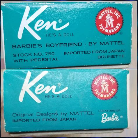 Vintage 1960s My First Ken Barbie's Boyfriend Original Box - Etsy