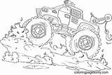 Monster Jam Truck Coloring Pages  sketch template