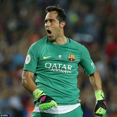 Barcelona are under pressure, says Manchester City keeper Claudio Bravo ...