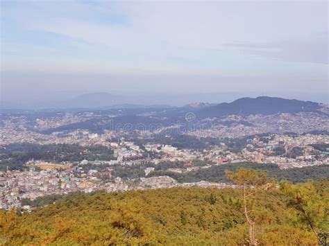 Aerial View of Shillong Town from Shillong Peak Stock Image - Image of ...