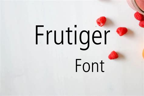 Frutiger Font Free Download