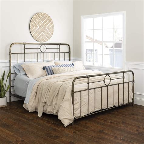 Amazon.com: King Metal Pipe Bed Frame in Bronze: Furniture & Decor