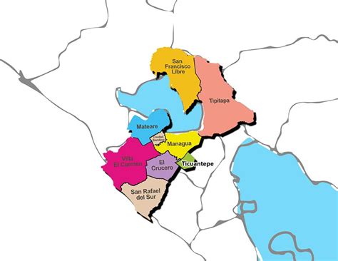 Mapa Turistico De Managua