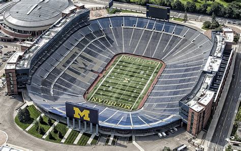 Michigan Stadium, American Stadium, Ann Arbor, MI, USA, largest US ...