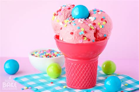 No Machine Bubble Gum Ice Cream Recipe