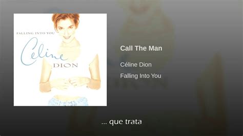 Celine Dion Call The Man Traducida Al Español - YouTube