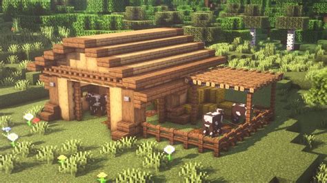 Minecraft: How To Build A Small Barn Tutorial