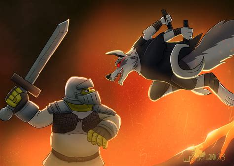 Sir Shrek Vs Death by LordShrekzilla20 on DeviantArt