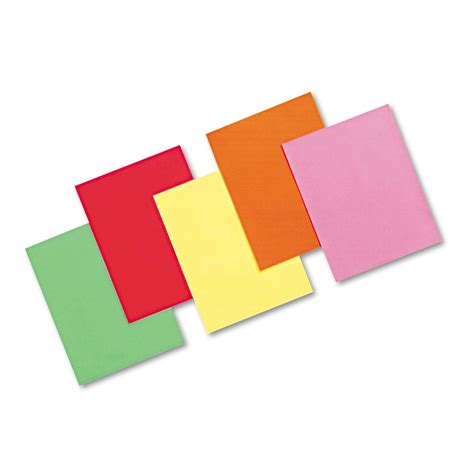 Pacon Array Colored Bond Paper 24lb 8-1/2 x 11 Assorted Brights 500 Sheets/Ream 101105 - Walmart.com