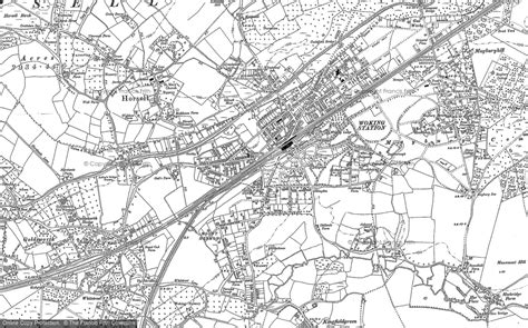 Old Maps of Woking, Surrey - Francis Frith